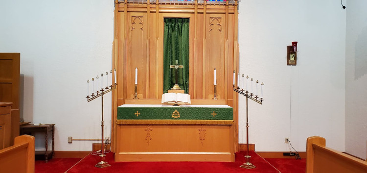 photo of sanctuary inside church